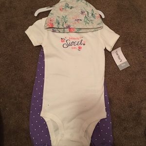 Carter’s Toddler girl three piece outfit.